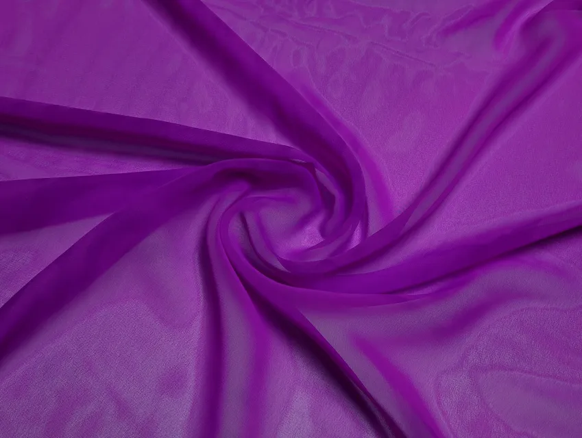 Шифон однотонний, фіолетовий - фото 1 - інтернет-магазин tkani-atlas.com.ua