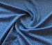 Штапель шелковистый мелкий горошек, джинсовый синий - фото 1 - интернет-магазин tkani-atlas.com.ua