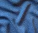 Штапель шелковистый мелкий горошек, джинсовый синий - фото 3 - интернет-магазин tkani-atlas.com.ua