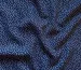 Штапель шелковистый мелкий горошек, темно-синий - фото 3 - інтернет-магазин tkani-atlas.com.ua