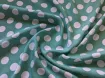 Штапель горошок 17 мм, м'ята - інтернет-магазин tkani-atlas.com.ua