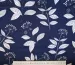 Штапель польові квіти, темно-синій - фото 2 - інтернет-магазин tkani-atlas.com.ua