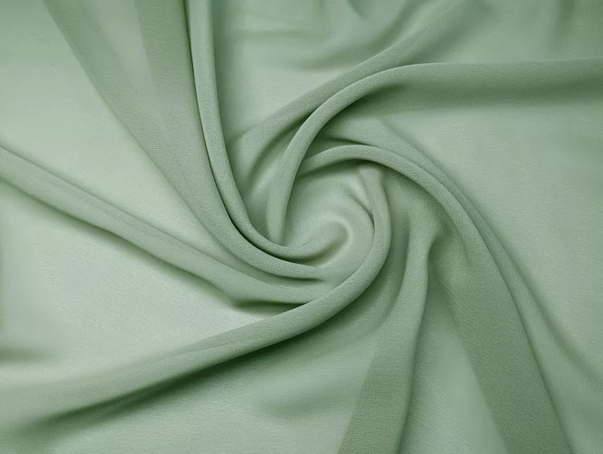 Шифон однотонний, світлий хакі - фото 1 - інтернет-магазин tkani-atlas.com.ua