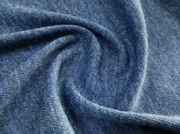 Трикотаж меланжевый искорка, голубой - интернет-магазин tkani-atlas.com.ua