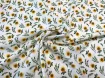 Супер софт принт дрібні соняшники, молочний - інтернет-магазин tkani-atlas.com.ua