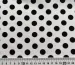 Французька віскоза софт горох 12 мм, чорний на молочному - фото 2 - інтернет-магазин tkani-atlas.com.ua