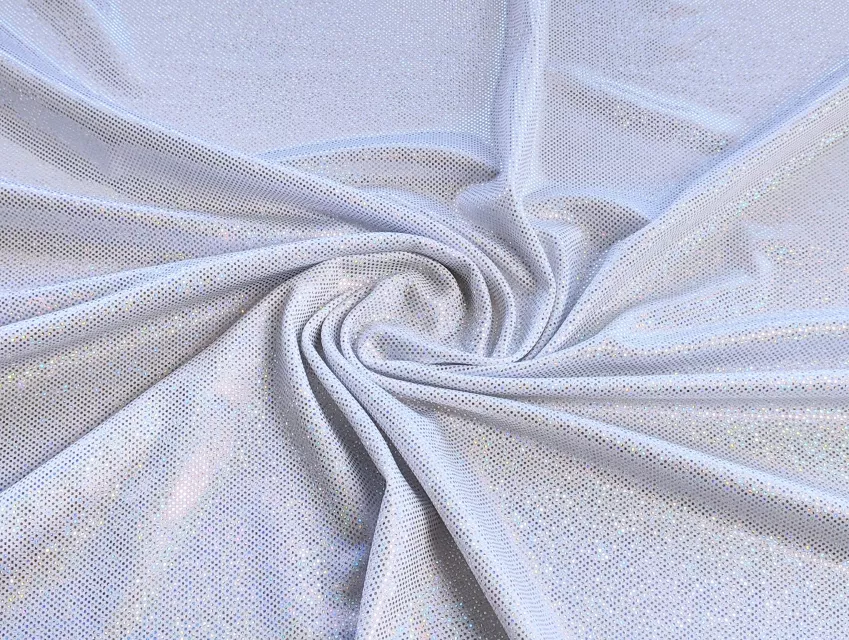 Трикотаж масло нарядное лазер, серебро - фото 1 - интернет-магазин tkani-atlas.com.ua