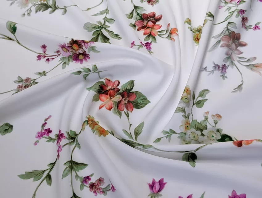 Вискоза софт 3D весенняя нежность, молочный - фото 1 - интернет-магазин tkani-atlas.com.ua