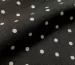 Штапель дрібний горошок 3 мм, білий на чорному - фото 1 - інтернет-магазин tkani-atlas.com.ua
