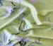 Шовк Армані квіткова ніжність, гірчиця - фото 3 - інтернет-магазин tkani-atlas.com.ua
