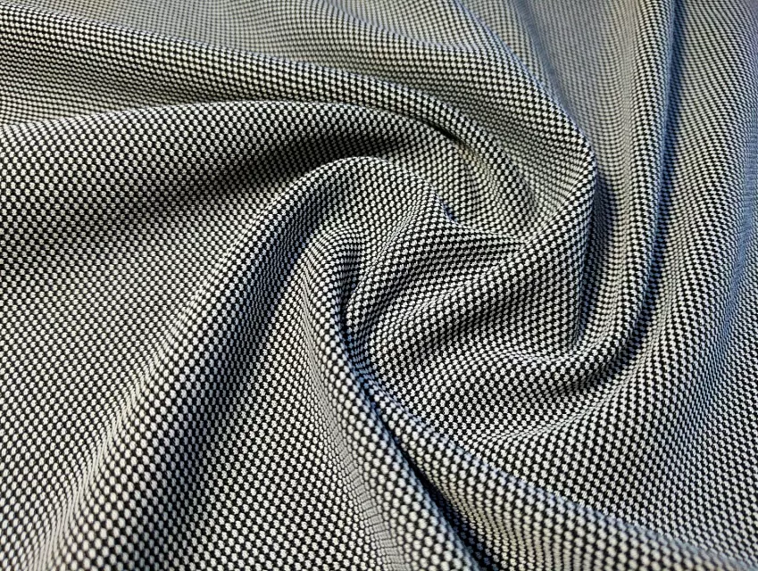 Трикотаж віденський двоколірний, сірий - фото 1 - інтернет-магазин tkani-atlas.com.ua