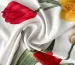 Французская вискоза софт красные тюльпаны, молочный - фото 1 - интернет-магазин tkani-atlas.com.ua