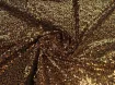 Пайетка на трикотажной основе, золото на черном - интернет-магазин tkani-atlas.com.ua