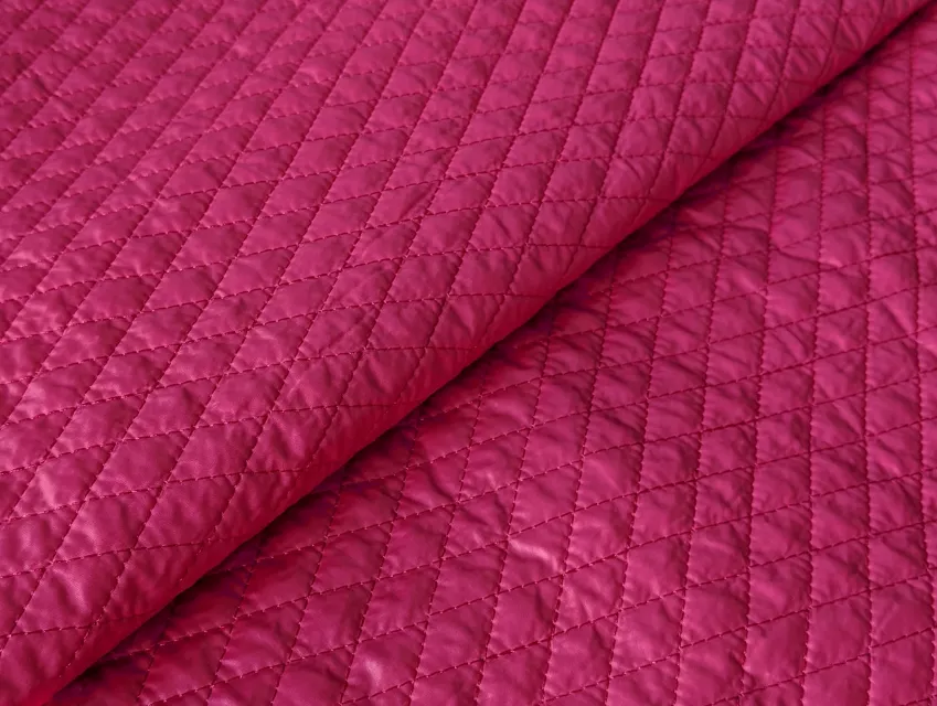 Плащівка стьобана ромби, рожевий - фото 1 - інтернет-магазин tkani-atlas.com.ua