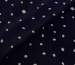 Французская вискоза софт неравномерные горошки, темно-синий с бежевым - фото 2 - интернет-магазин tkani-atlas.com.ua