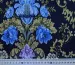 Парижанка цветочная композиция, темно-синий - фото 3 - интернет-магазин tkani-atlas.com.ua