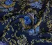 Парижанка цветочная композиция, темно-синий - фото 1 - интернет-магазин tkani-atlas.com.ua