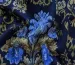 Парижанка цветочная композиция, темно-синий - фото 4 - интернет-магазин tkani-atlas.com.ua
