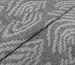 Трикотаж жаккард меланжевый листики, серый с белым - фото 1 - интернет-магазин tkani-atlas.com.ua