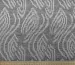 Трикотаж жаккард меланжевый листики, серый с белым - фото 2 - интернет-магазин tkani-atlas.com.ua