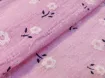 Тонкий коттон марлевка мелкий цветочек, розовый - интернет-магазин tkani-atlas.com.ua