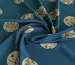 Плательный твил креп круги цветочные, голубой - фото 3 - интернет-магазин tkani-atlas.com.ua