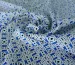 Штапель орнамент, синій - фото 1 - інтернет-магазин tkani-atlas.com.ua