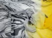 Шифон купон зебра 70 см, желтый - интернет-магазин tkani-atlas.com.ua