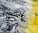 Шифон купон зебра 70 мм, жовтий - фото 1 - інтернет-магазин tkani-atlas.com.ua