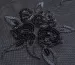 Сетка с пайетками цветочный, черный - фото 2 - интернет-магазин tkani-atlas.com.ua