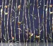 Коттон стрейчевый рубашечный птички, темно-синий - фото 2 - интернет-магазин tkani-atlas.com.ua