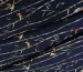 Коттон стрейчевый рубашечный птички, темно-синий - фото 1 - интернет-магазин tkani-atlas.com.ua