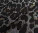 Трикотаж с начесом леопард, черно-серый - фото 2 - интернет-магазин tkani-atlas.com.ua