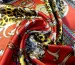 Атлас стрейчевый платок, красный - фото 3 - интернет-магазин tkani-atlas.com.ua
