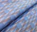 Софт принт геометрическая абстракция, голубой с бежевым - фото 1 - интернет-магазин tkani-atlas.com.ua