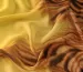 Шифон купон зебра 70 см, коричневый на желтом - фото 4 - интернет-магазин tkani-atlas.com.ua