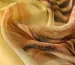 Шифон купон зебра 70 мм, коричневий на жовтому - фото 3 - інтернет-магазин tkani-atlas.com.ua
