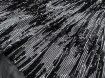 Пайетка на сетке ракушка, черный с серебром - интернет-магазин tkani-atlas.com.ua