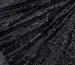 Паєтка на сітці мушля, чорний - фото 1 - інтернет-магазин tkani-atlas.com.ua