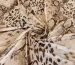 Шелк сатин питон, бежево-коричневый - фото 1 - интернет-магазин tkani-atlas.com.ua