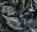 Шелк сатин кобра, серо-черная - фото 2 - интернет-магазин tkani-atlas.com.ua