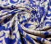 Трикотаж віскозний квіткова абстракція, синій - фото 1 - інтернет-магазин tkani-atlas.com.ua
