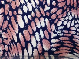 Трикотаж вискозный цветная мозаика, сухая роза - интернет-магазин tkani-atlas.com.ua