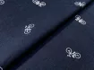 Котон стрейчевий сорочковий велосипеди, темно-синій - інтернет-магазин tkani-atlas.com.ua