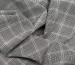Костюмка шовковиста клітинка 30 мм, сірий - фото 3 - інтернет-магазин tkani-atlas.com.ua