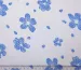 Шифон клеточка цветочек 45 мм, голубой на белом - фото 2 - интернет-магазин tkani-atlas.com.ua