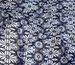 Шифон малюнок квітковий орнамент, темно-синій - фото 4 - інтернет-магазин tkani-atlas.com.ua