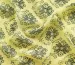 Шифон креповый цветочные ромбы, лимонный - фото 3 - интернет-магазин tkani-atlas.com.ua