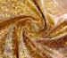 Трикотаж масло крупная голограмма, золото на черном - фото 1 - интернет-магазин tkani-atlas.com.ua