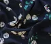 Платтяний креп проліски, темно-синій - фото 3 - інтернет-магазин tkani-atlas.com.ua
